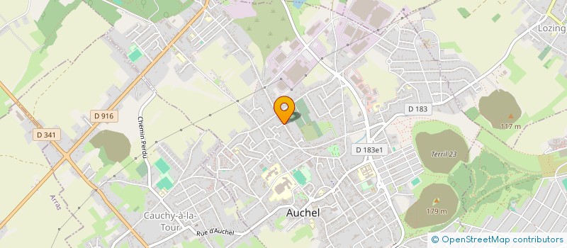 localisation de l'entreprise MONSIEUR MAXIME LECIGNE  AUCHEL