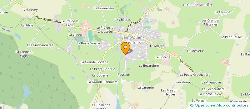 localisation de l'entreprise MONSIEUR MAXIME LECLAIR  SAINT-OUEN-DES-TOITS