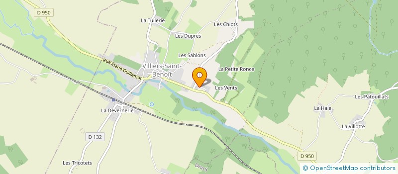 localisation de l'entreprise MONSIEUR MAXIME LECLERCQ  VILLIERS-SAINT-BENOIT