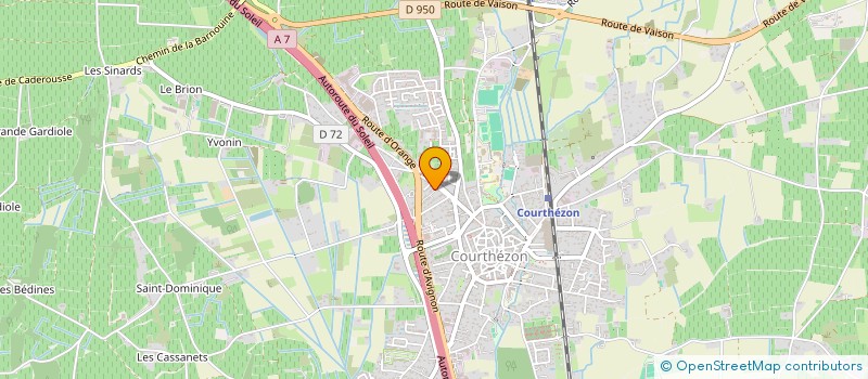 localisation de l'entreprise MONSIEUR MAXIME LECOCHE  COURTHEZON