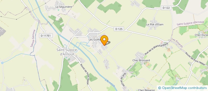 localisation de l'entreprise MONSIEUR MAXIME LECOEUR  SAINT-SULPICE-D'ARNOULT