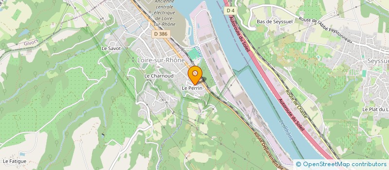 localisation de l'entreprise MONSIEUR MAXIME LECOMTE  LOIRE-SUR-RHONE