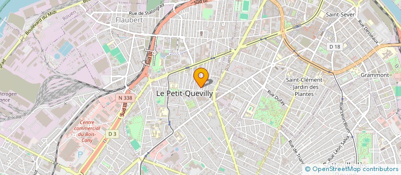 localisation de l'entreprise MONSIEUR MAXIME LECOUTRE à LE PETIT-QUEVILLY