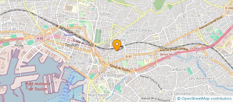 localisation de l'entreprise MONSIEUR MAXIME LEDEAN  TOULON