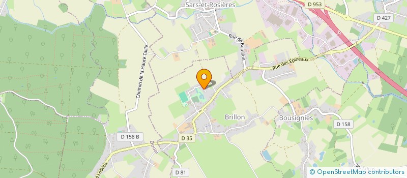 localisation de l'entreprise MONSIEUR MAXIME LEDENT  BRILLON