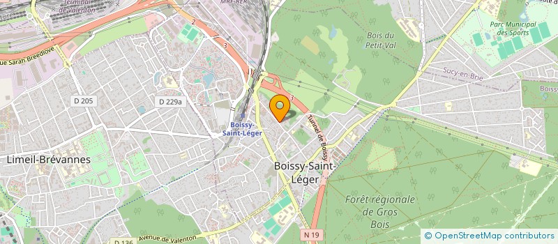 localisation de l'entreprise MONSIEUR MAXIME LEDOUX à BOISSY-SAINT-LEGER