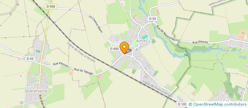 localisation de l'entreprise MONSIEUR MAXIME LEDROLE  ARTRES