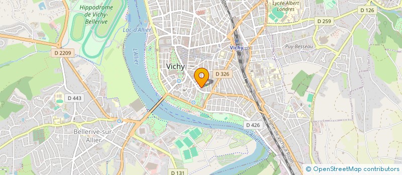 localisation de l'entreprise MONSIEUR MAXIME LEDUC à VICHY