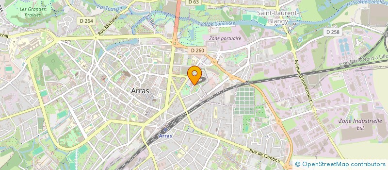 localisation de l'entreprise MONSIEUR MAXIME LEFEBVRE à ARRAS