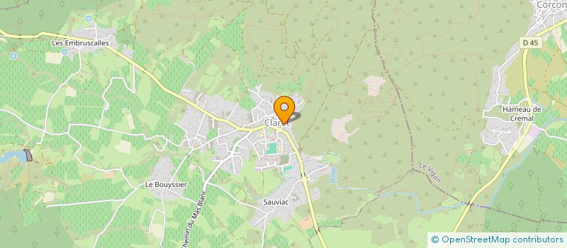 localisation de l'entreprise MONSIEUR MAXIME LEFEBVRE  CLARET