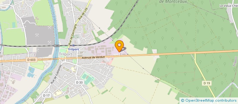 localisation de l'entreprise MONSIEUR MAXIME LEFEVRE  TRILPORT