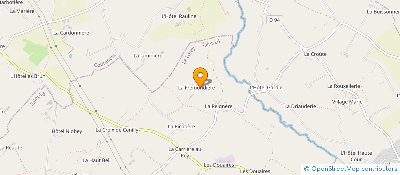 localisation de l'entreprise MONSIEUR MAXIME LEFEVRE  LE LOREY