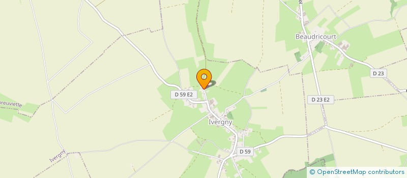 localisation de l'entreprise MONSIEUR MAXIME LEFRANC  IVERGNY