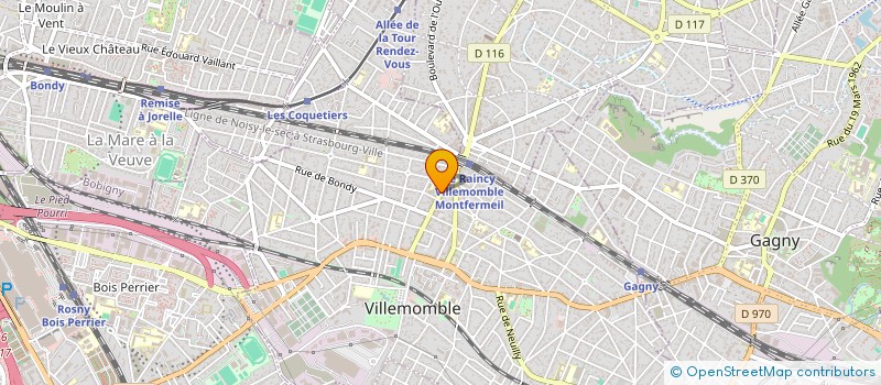 localisation de l'entreprise MONSIEUR MAXIME LEGALLOIS  VILLEMOMBLE