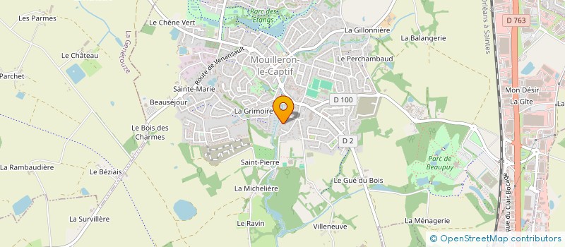 localisation de l'entreprise MONSIEUR MAXIME LEGEAY  MOUILLERON-LE-CAPTIF