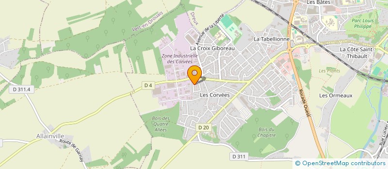 localisation de l'entreprise MONSIEUR MAXIME LEGER à VERNOUILLET