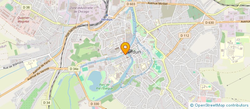 localisation de l'entreprise MONSIEUR MAXIME LEGER à VERDUN