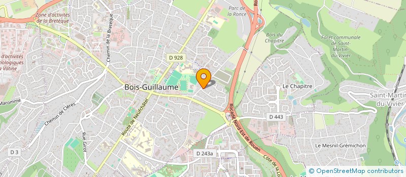 localisation de l'entreprise MONSIEUR MAXIME LEGER à BOIS-GUILLAUME