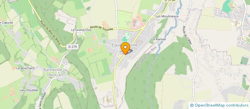 localisation de l'entreprise MONSIEUR MAXIME LEGRAND  EQUEMAUVILLE