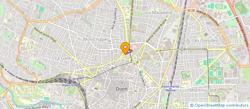 localisation de l'entreprise MONSIEUR MAXIME LEGROS à DIJON