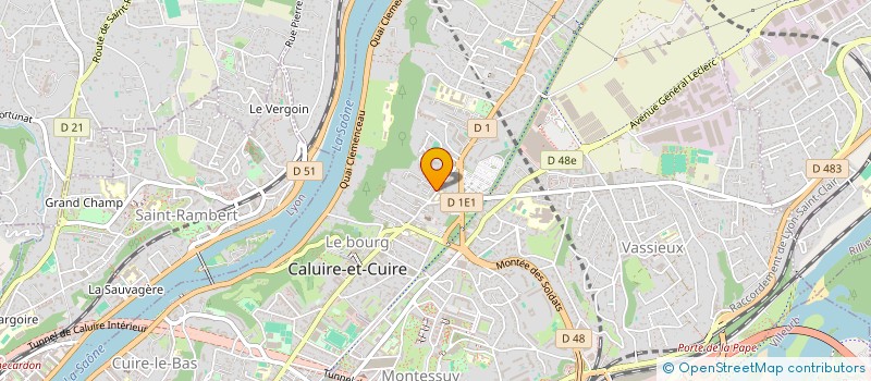 localisation de l'entreprise MONSIEUR MAXIME LEGROS à CALUIRE-ET-CUIRE