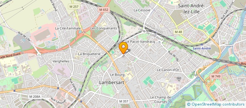 localisation de l'entreprise MONSIEUR MAXIME LEHEMBRE à LAMBERSART