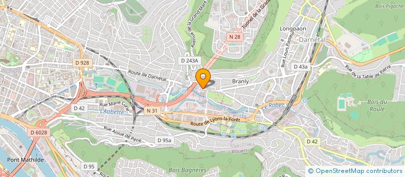 localisation de l'entreprise MONSIEUR MAXIME LEHONGRE  DARNETAL