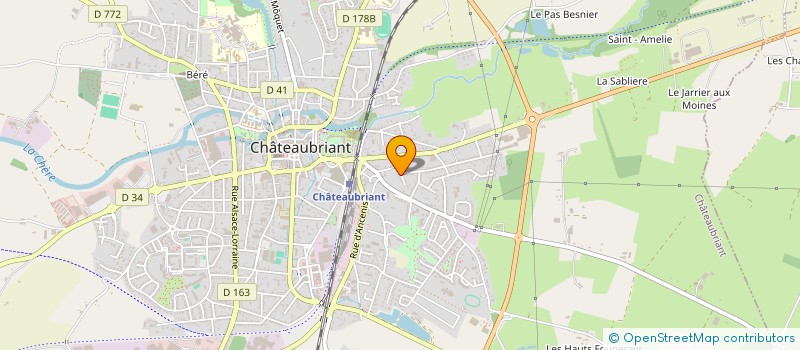 localisation de l'entreprise MONSIEUR MAXIME LELOUP à CHATEAUBRIANT