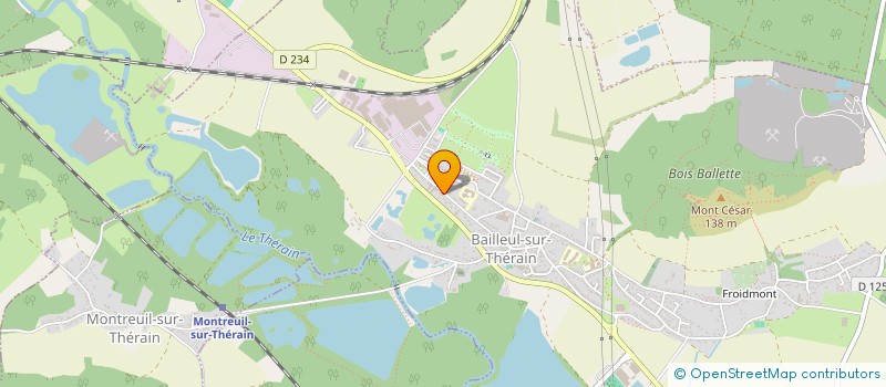 localisation de l'entreprise MONSIEUR MAXIME LEMAITRE  BAILLEUL-SUR-THERAIN