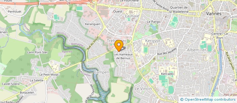 localisation de l'entreprise MONSIEUR MAXIME LEMARCHAND à VANNES