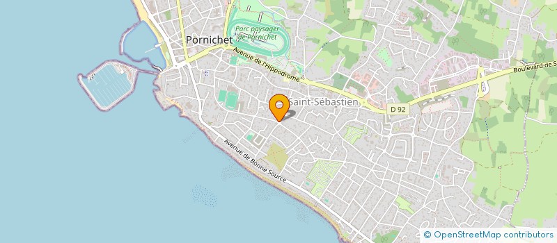 localisation de l'entreprise MONSIEUR MAXIME LEMARIE  PORNICHET