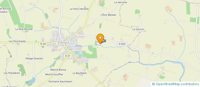 localisation de l'entreprise MONSIEUR MAXIME LEMERCIER à PASSAIS VILLAGES