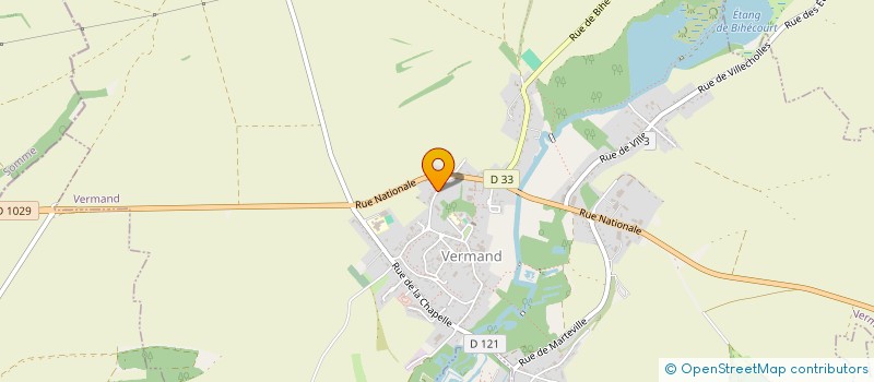 localisation de l'entreprise MONSIEUR MAXIME LEMOINE  VERMAND