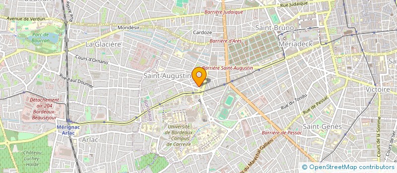 localisation de l'entreprise MONSIEUR MAXIME LEMOYNE  BORDEAUX