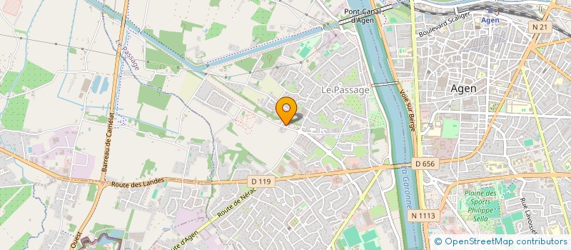 localisation de l'entreprise MONSIEUR MAXIME LENDORMY  LE PASSAGE