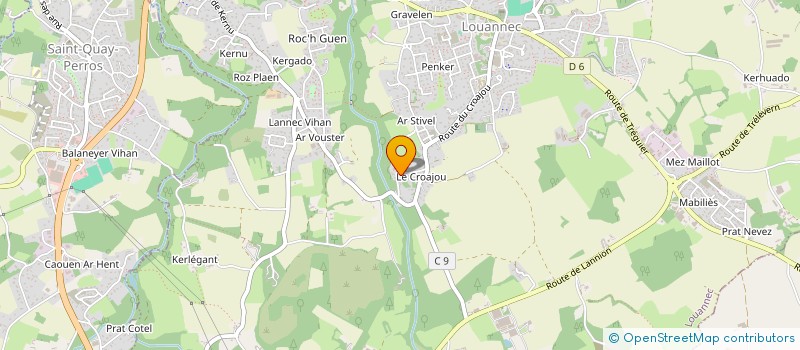 localisation de l'entreprise MONSIEUR MAXIME LENFANT-GALLARD  LOUANNEC