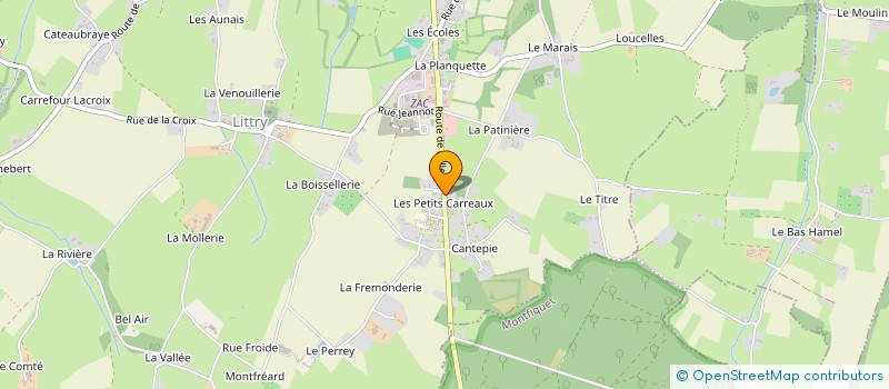 localisation de l'entreprise MONSIEUR MAXIME LENFANT-MARIE  LE MOLAY-LITTRY