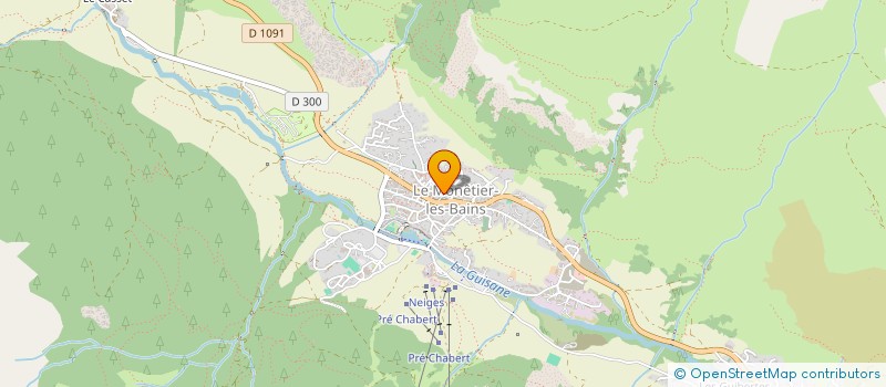 localisation de l'entreprise MONSIEUR MAXIME LEONARD HUGUE DEBELLEIX à LE MONETIER-LES-BAINS