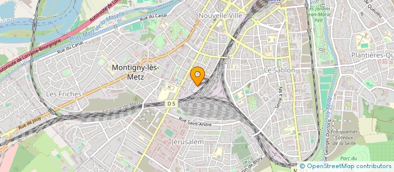 localisation de l'entreprise MONSIEUR MAXIME LEONARTZ  METZ