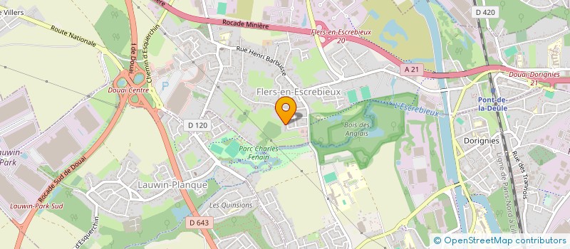 localisation de l'entreprise MONSIEUR MAXIME LEPANTI  FLERS-EN-ESCREBIEUX