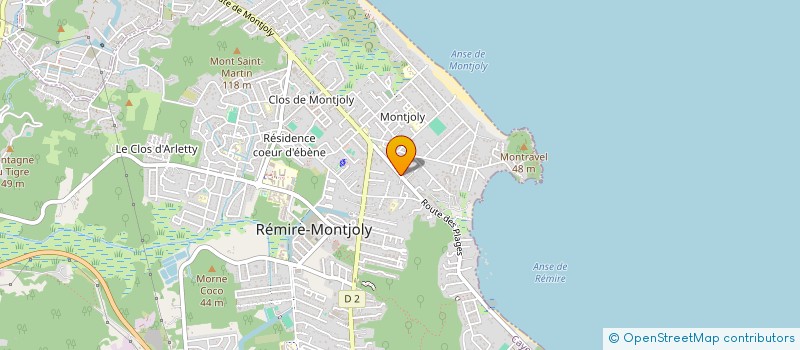 localisation de l'entreprise MONSIEUR MAXIME LEQUEUX  REMIRE-MONTJOLY