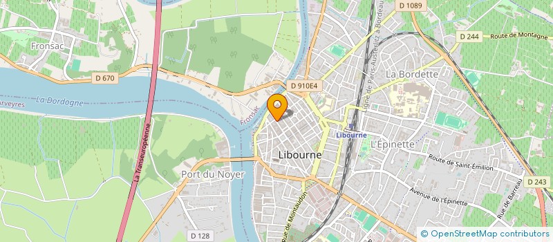 localisation de l'entreprise MONSIEUR MAXIME LERIS  LIBOURNE