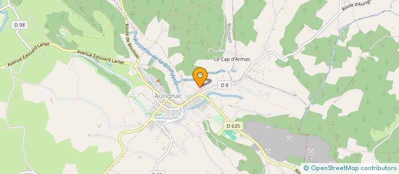 localisation de l'entreprise MONSIEUR MAXIME LERMINET  AURIGNAC