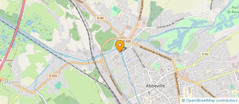 localisation de l'entreprise MONSIEUR MAXIME LEROY à ABBEVILLE