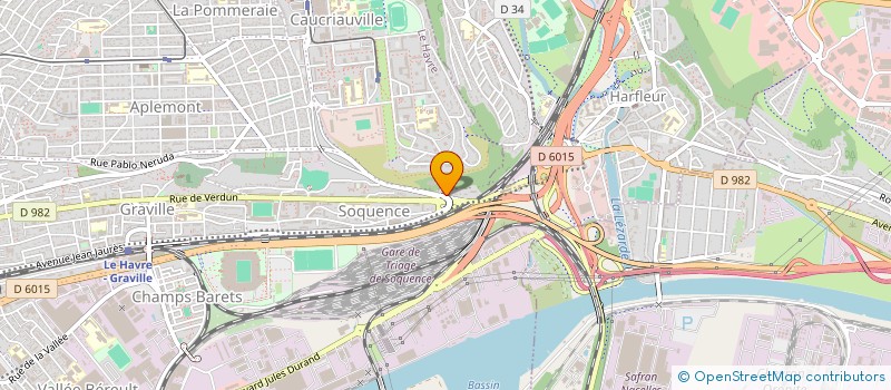 localisation de l'entreprise MONSIEUR MAXIME LESCOT à LE HAVRE