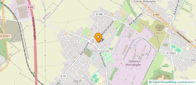 localisation de l'entreprise MONSIEUR MAXIME LESTAVEL  HAVERSKERQUE