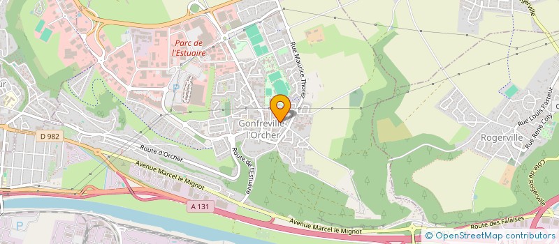 localisation de l'entreprise MONSIEUR MAXIME LESUEUR  GONFREVILLE-L'ORCHER