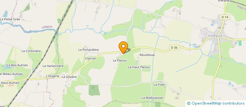 localisation de l'entreprise MONSIEUR MAXIME LEVENT à VILLEPOT
