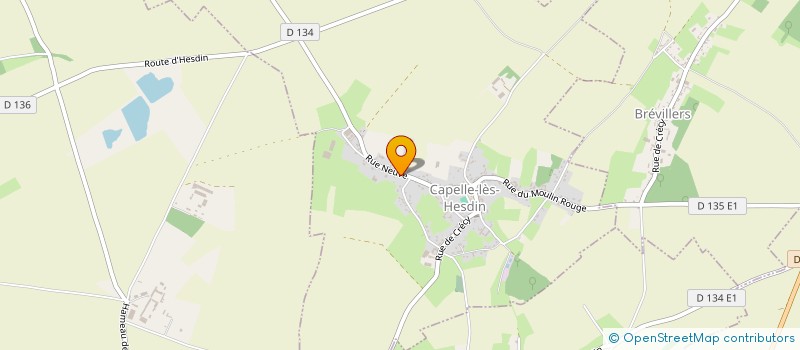 localisation de l'entreprise MONSIEUR MAXIME LEVEQUE  CAPELLE-LES-HESDIN