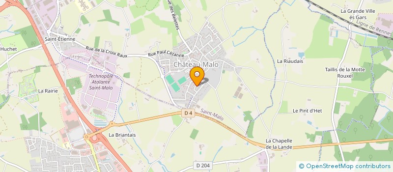 localisation de l'entreprise MONSIEUR MAXIME LEVEQUE à SAINT-MALO